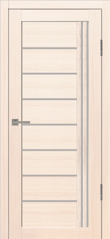 Межкомнатная дверь АЛ41 Капучино (стекло Матовое)