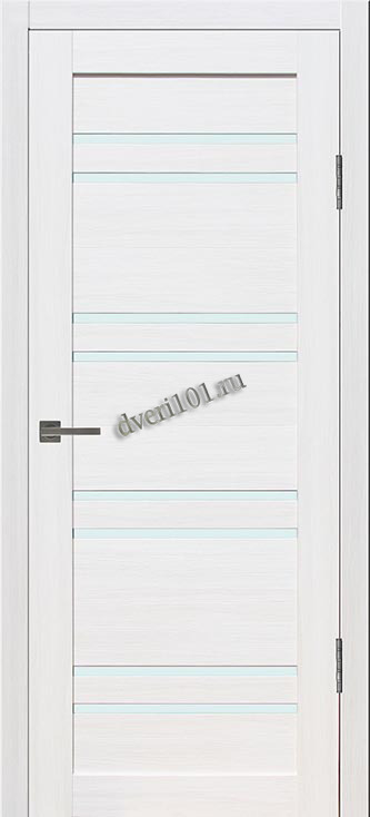 Межкомнатная дверь М20 Бьянка (стекло сатин)