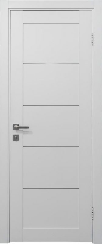 Межкомнатная дверь М65 Полипропилен Аляска (стекло сатин)